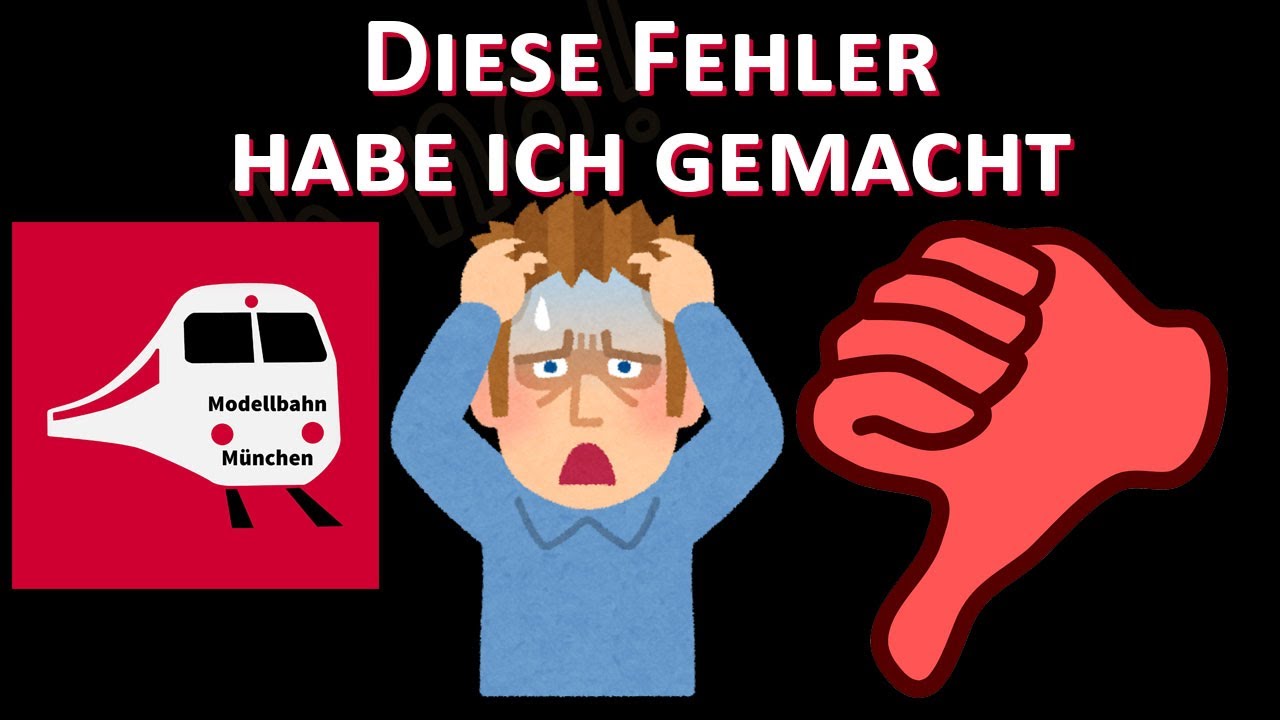 Das solltest du beim Bau deiner Modelleisenbahn vermeiden