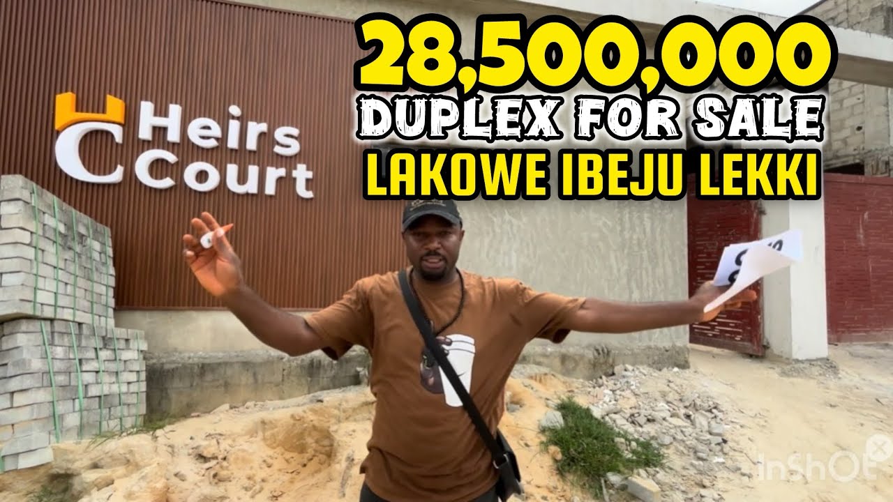 2BEDROOM DUPLEX FOR SALE in HEIRS COURT LAKOWE IBEJU LEKKI LAGOS NIGERIA