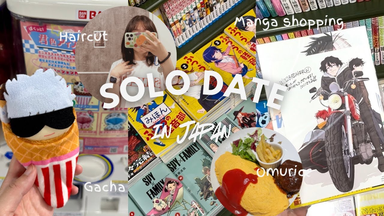 manga shopping with me in Ikebukuro at my fav bookstore✨ | getting haircut, Daiso, Gacha