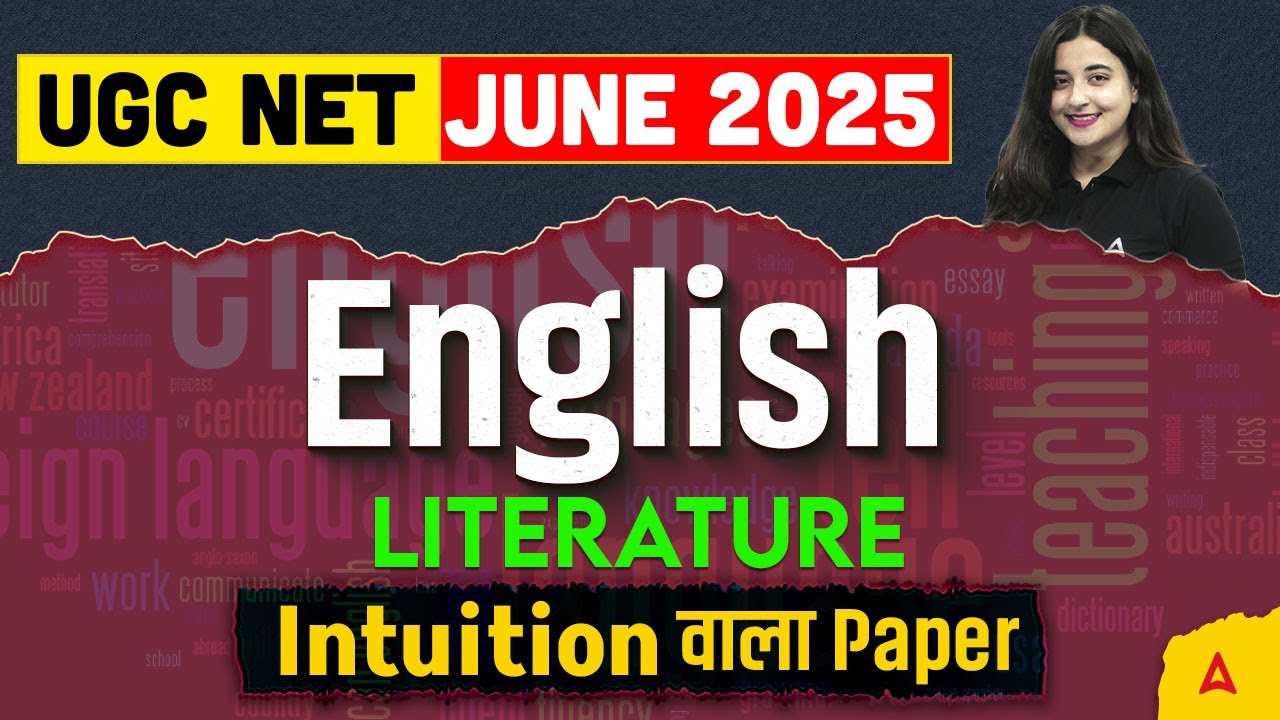 UGC NET English Literature | UGC NET English Intuition Paper  By Aishwarya Ma'am