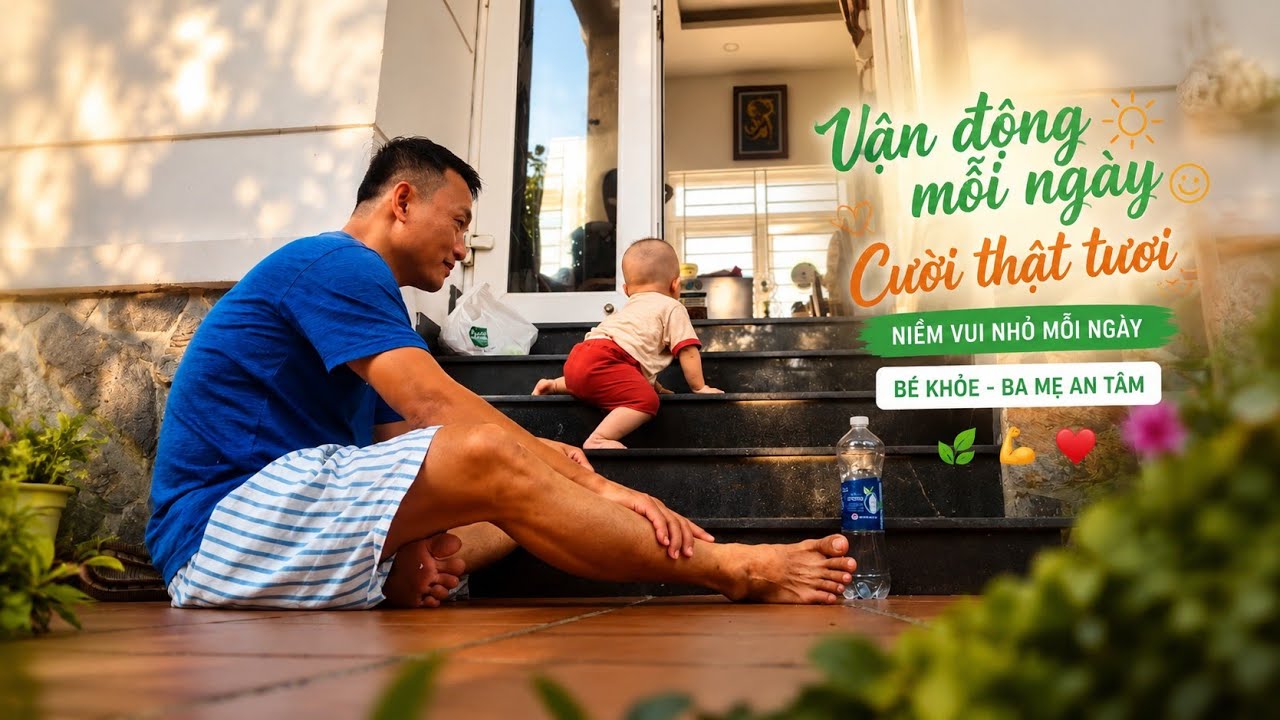 Sau 2 tuần, 3Nhựt đã tập cho mình biết leo cầu thang rồi nha 💪🔥 | Thử thách vui cực đỉnh 😍