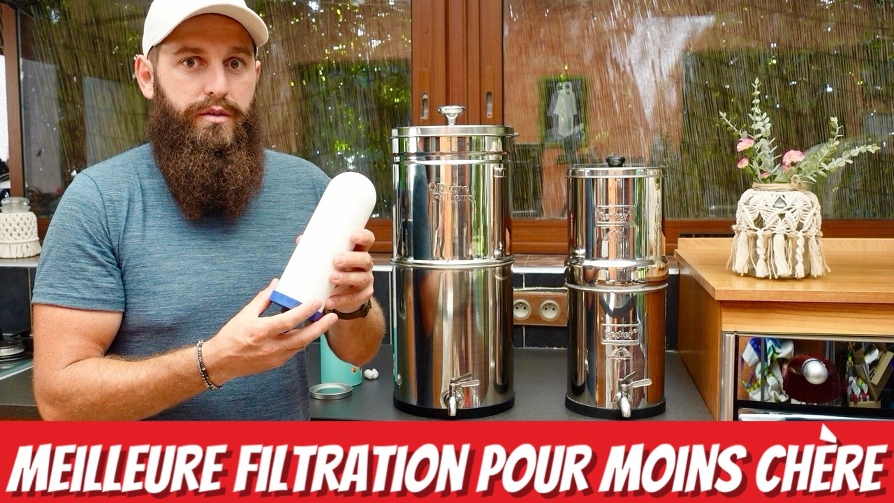 Filtre à eau Pure Filters : La Meilleure Alternative au Filtre Berkey pour la maison.
