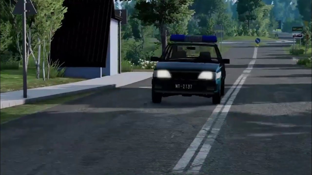 Polonezem w policji.