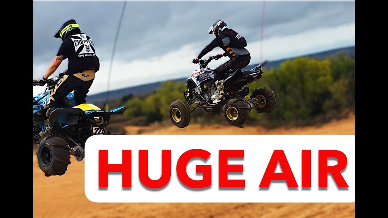 HUGE air and group rides in the dunes 4K