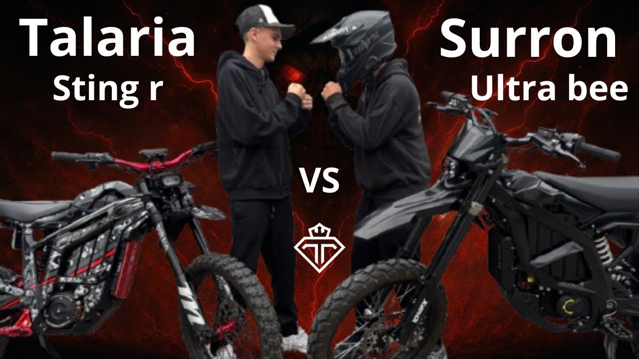SURRON ULTRA BEE VS TALARIA STING 4000r 16 watts 🚀🚀🚀 qui va sortir vainqueur 🥇