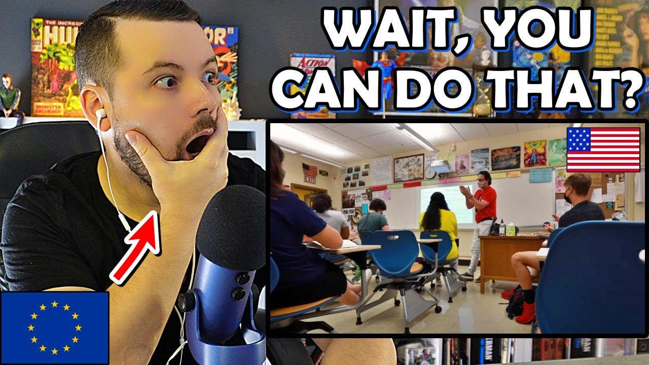 European Reacts: American Public High School