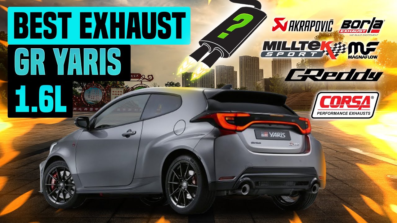Toyota GR Yaris 1.6L Exhaust Sound🔥Akrapovic,Armytrix,Cobra Sport,Fujitsubo,Invidia,Milltek,Remus