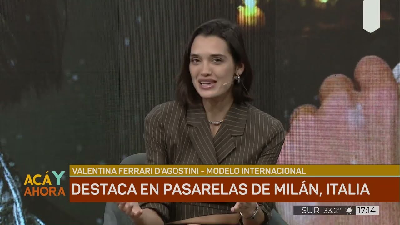 #ACAYAHORA: Valentina Ferrari, la obere&ntilde;a que modela por las pasarelas del mundo