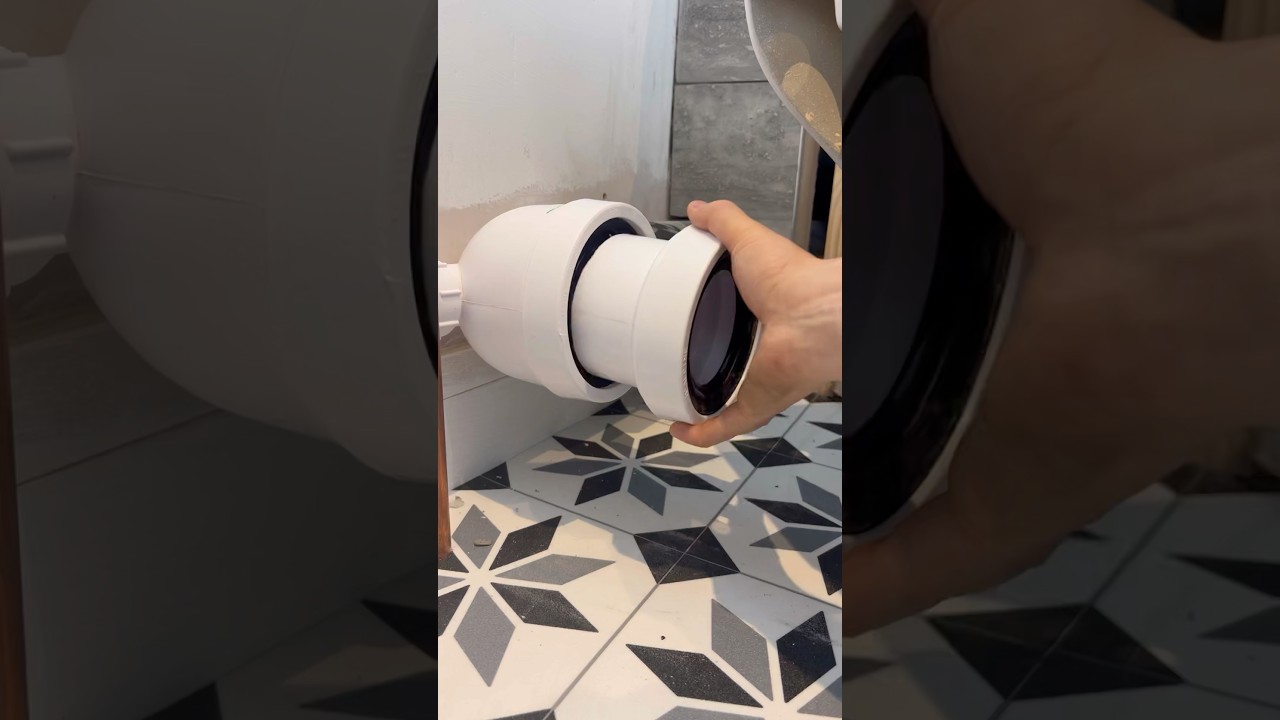 Toilet plumbing hack! #howto #diy #asmr #subscribe #youtubeshorts #learn #foryou #ytool #asmrsounds