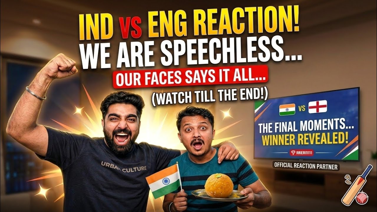 IND vs ENG: SPEECHLESS Reaction! 🇮🇳 + A Surprise Visitor! 😱