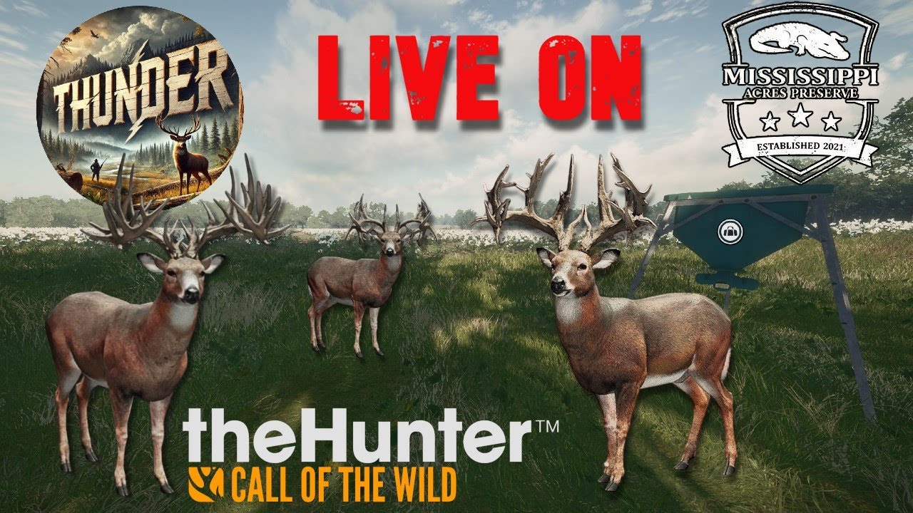 Iniciando o Grind de Cauda Branca com Tratadores no Mississipi - The Hunter Call of the Wild