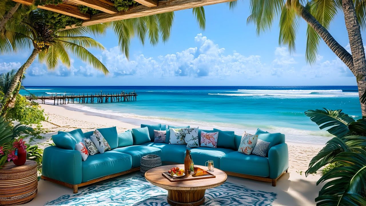 Tropical Bossa Nova Lounge 🌴 Ocean Breeze & Jazz Cafe Vibes