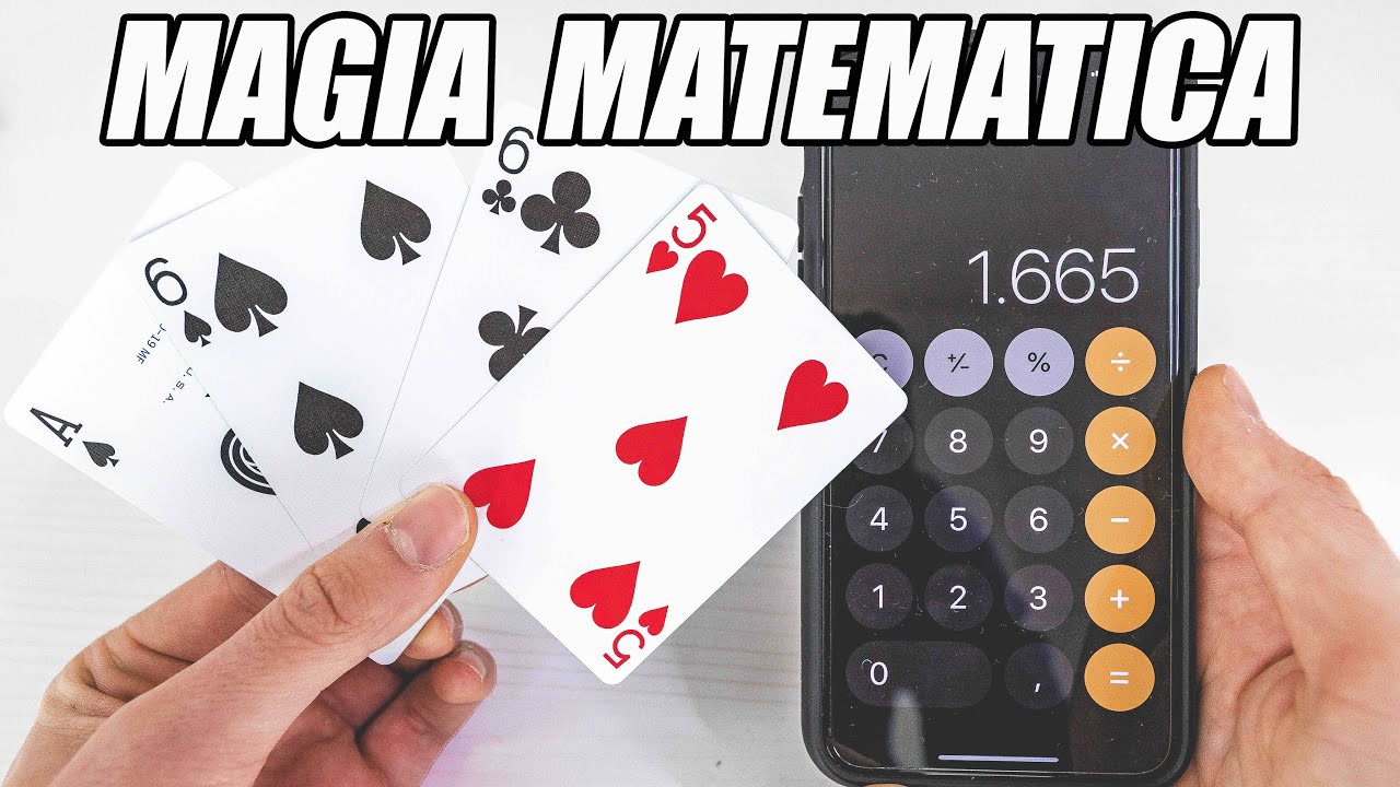 UNA MAGIA MATEMATICA BELLISSIMA! Tutorial
