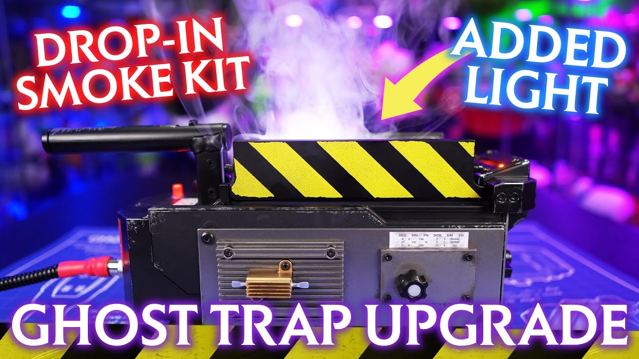 Upgrading Hasbro's Ghostbusters Ghost Trap with New Drop-In Smoke Kit