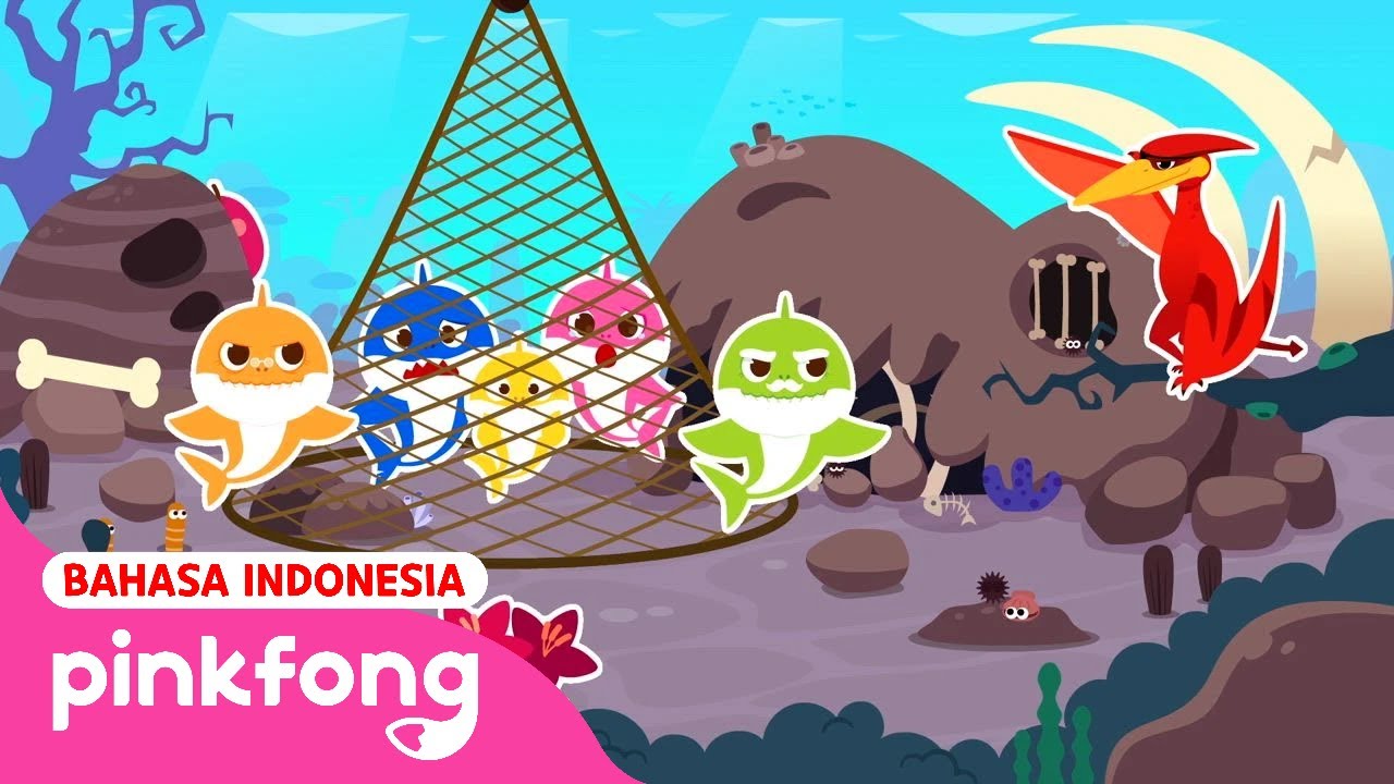 Keluarga Hiu Petak Umpet di Dunia Dino & Petak Umpet Keluarga Hiu Mini | Petak Umpet | Baby Shark