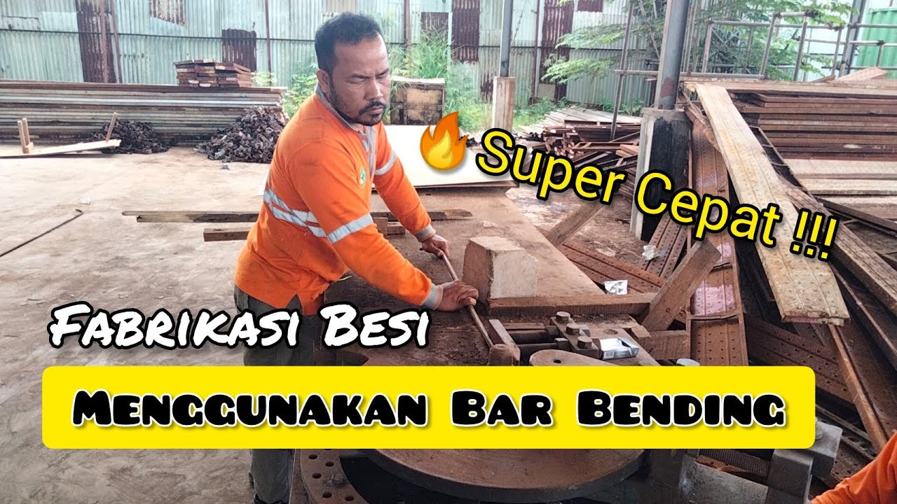 Fabrikasi Besi Dengan Mesin Bar Bending | Super Cepat !!!