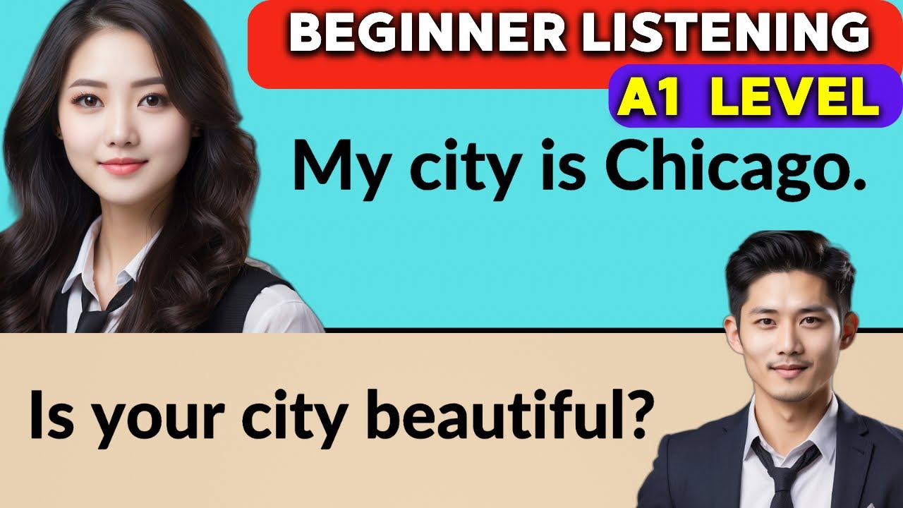 Beginner Listening A1 level | English lessons ✅