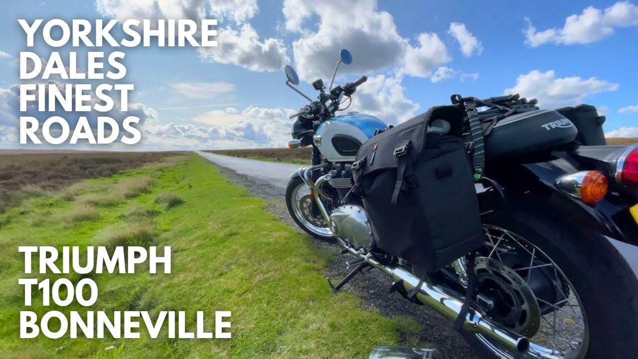Самые живописные мотодороги в Йоркшир-Дейлс | На моём Triumph Bonneville T100 | Одиночное путешес...
