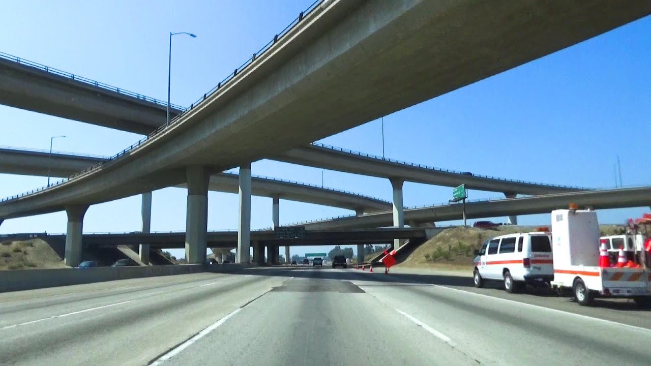 I-10 California, West, Leaving Redlands Toward Kellogg Interchange