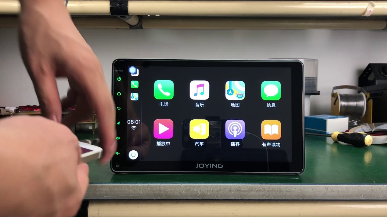 Joying HD Touch Screen Android 8.0 4GB Head Unit with Android Auto&CarPlay