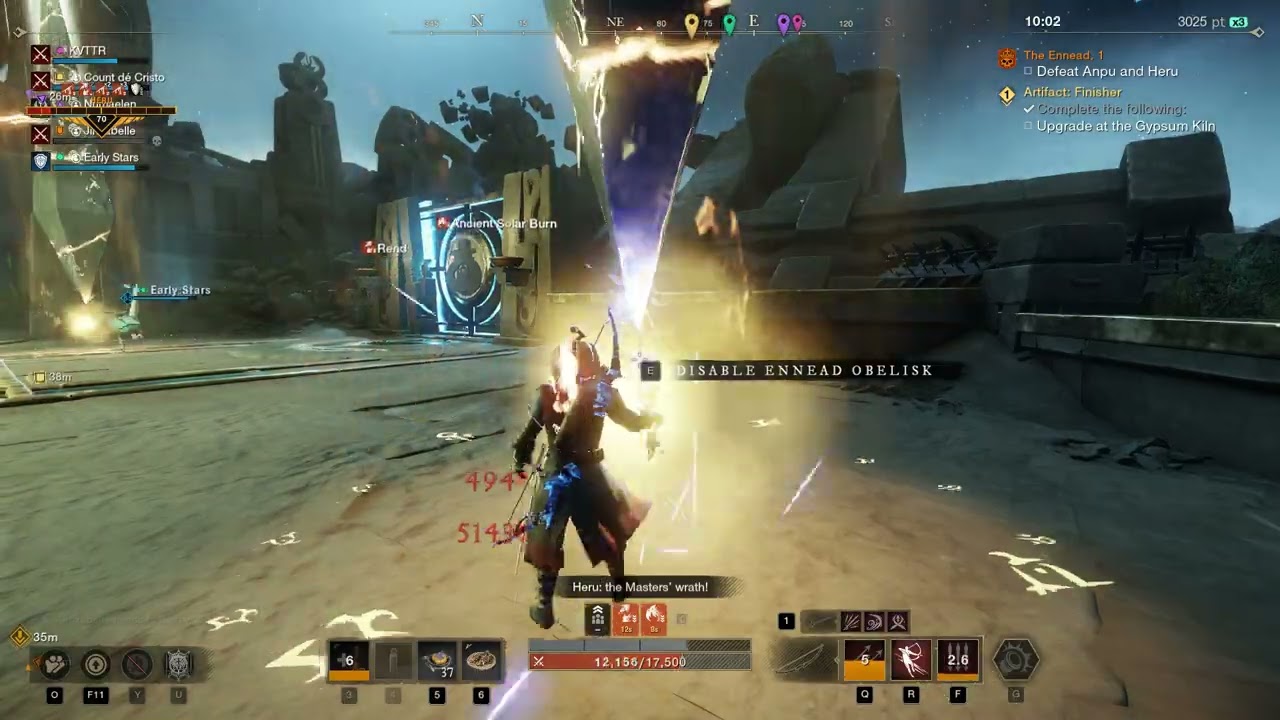New World Aeternum. Anpu and Heru Boss. The Ennead. DPS POV.
