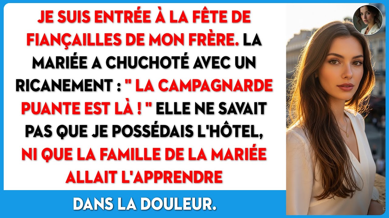 Ils m'ont raillé aux fiançailles de mon frère. J'ai alors révélé être leur patron.
