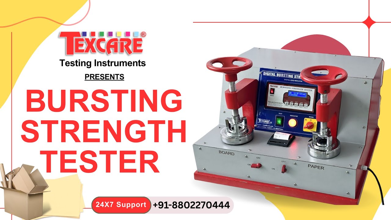 Bursting Strength Tester for Paper and Board, How to test the strength of paper and board #machine