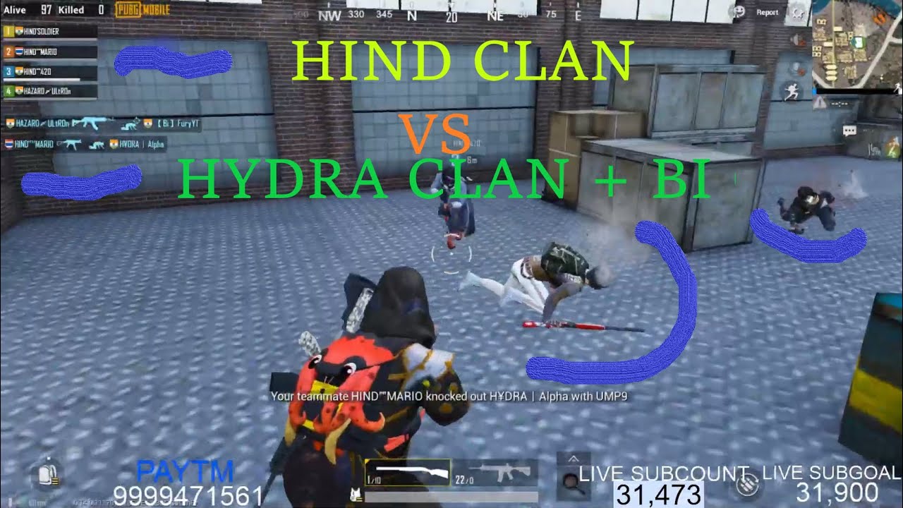HIND CLAN VS HYDRA CLAN + BI CLAN (GEORGOPOL TOH HIND KA HAI ) #
