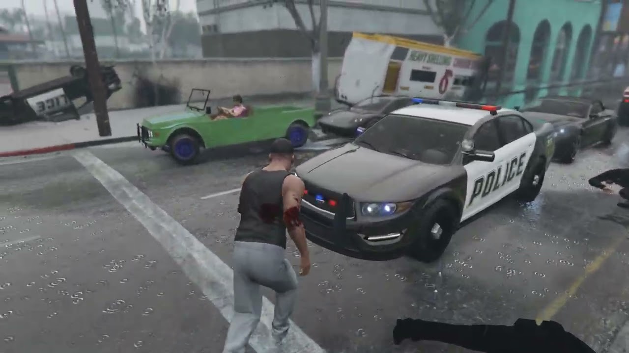 🏙️ Franklin vs Cops | GTA V Epic Police Battle!