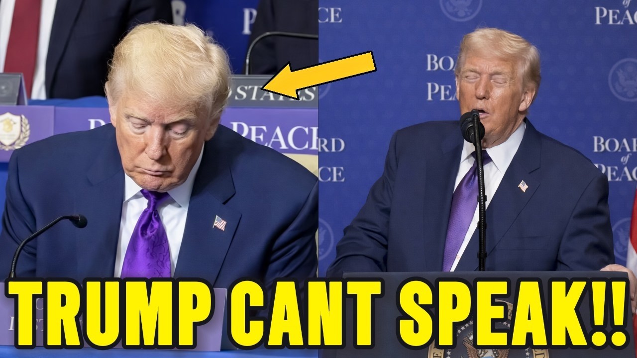 Trump’s DISASTER Speech Ends With Him Falling Asleep!