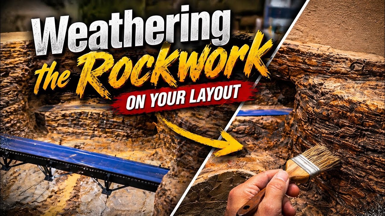 Weathering the Rockwork on your layout | Model Railroading Tutorial