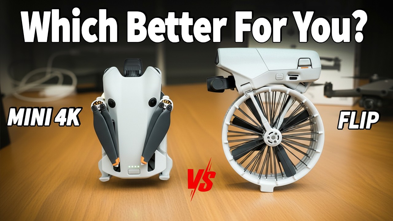 DJI FLIP vs DJI MINI 4K! Which is the BEST Beginner drone?