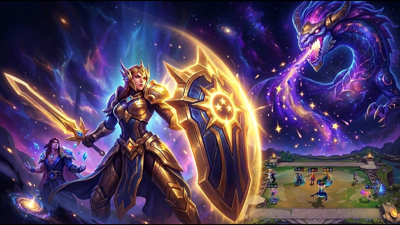 TFT Targon Gameplay: 3 STAR LEONA & Aurelion Sol CARRY! | TFT 2026