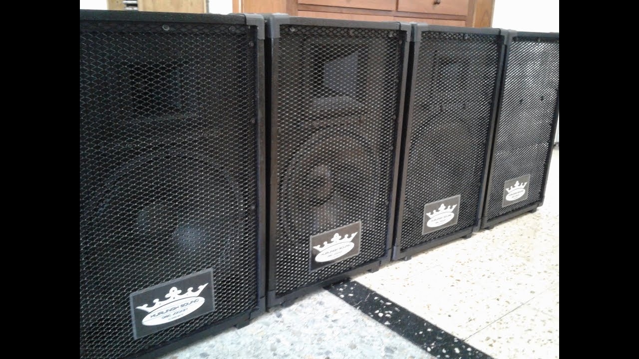 Elaboración de bafles para 15 pulgadas full range  HURLINGH SOUND