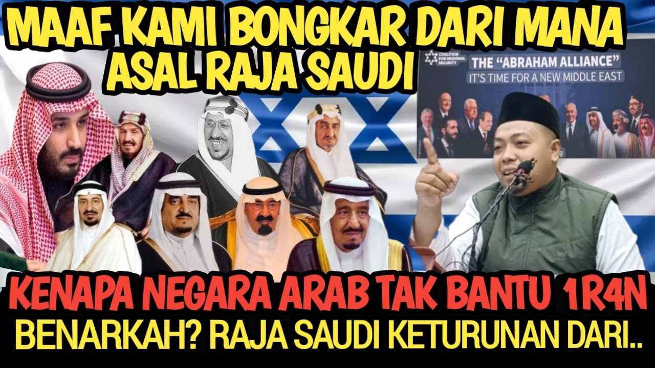 MAAF KAMI HARUS SAMPAI KAN FAKTA SEBENARNYA ASAL RAJA SAUDI ITU, APAKAH KETURUNAN Y4HVD! 