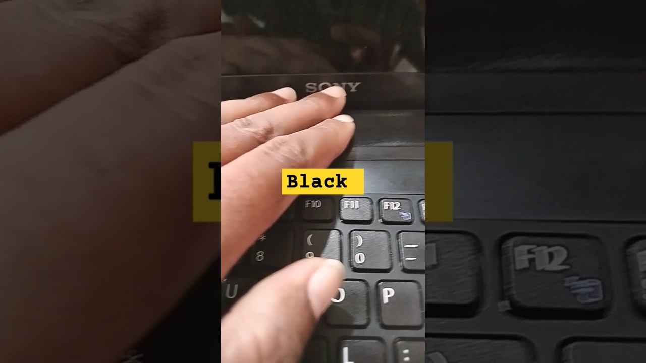 Sony Vaio Series Laptop Black/ Blank Display Screen Problem#macnitesh#keyboardtricks#2024short