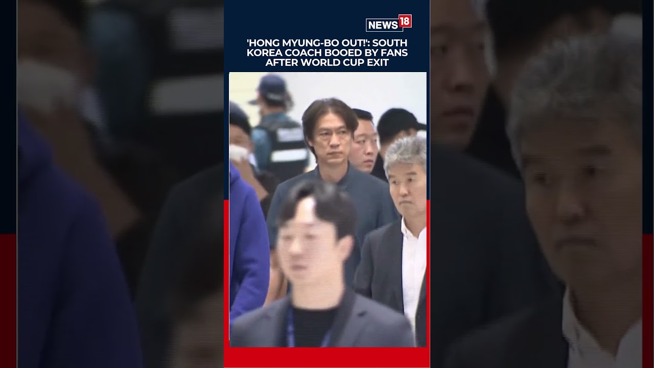 Hong Myung-bo Faces Angry Fans at Incheon Airport After South Korea World Cup Exit | FIFA | N18S