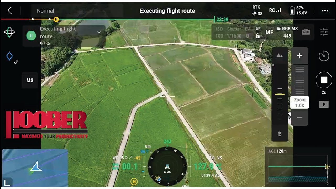 DJI Mavic 3M Tutorial - Mapping A Field & Planning A Route