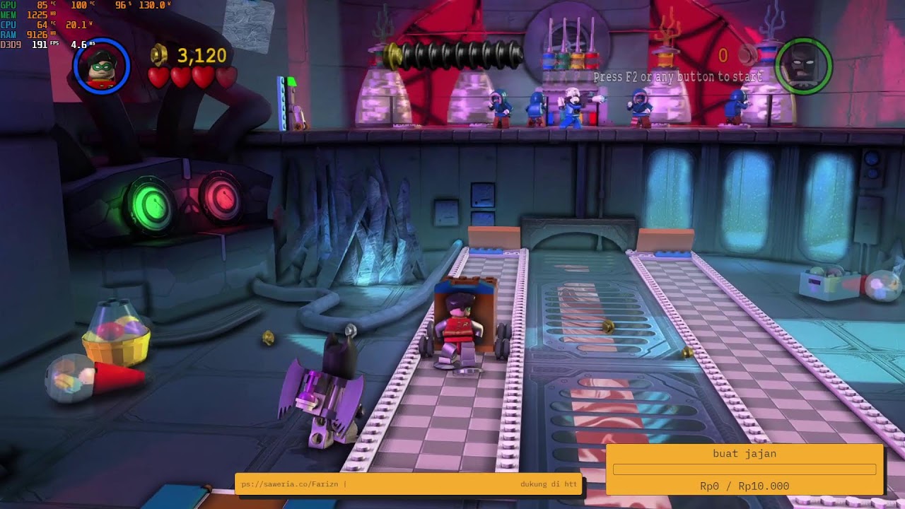 Lego Batman : The Videogame with Reshade Injection MXAO + FXAA +MSAA