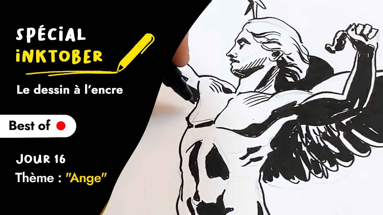 La technique de l'encrage - Spécial Inktober