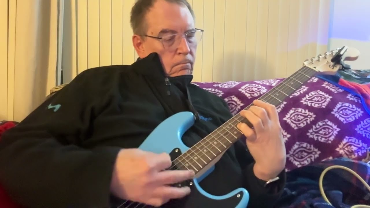 Squier Sonic to Baritone Conversion Demo (Original neck)