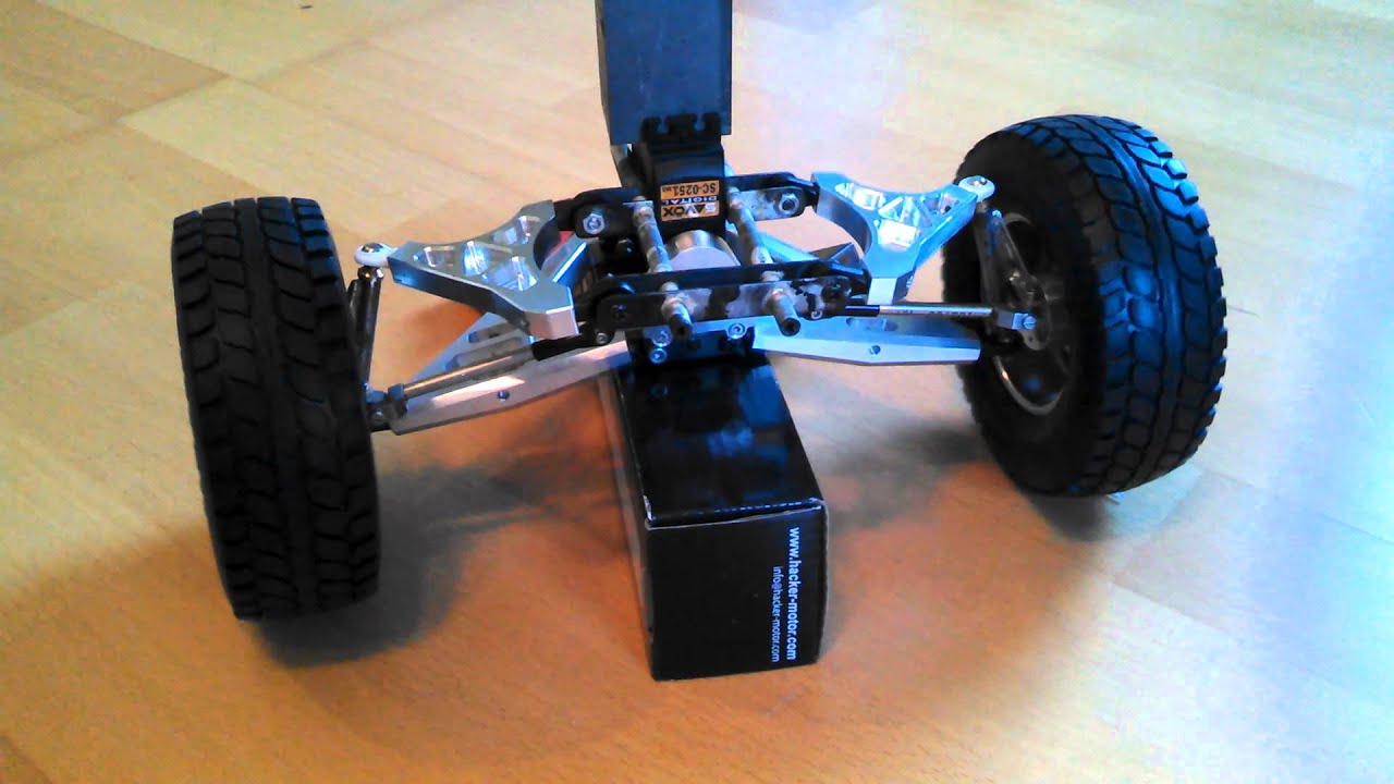 Scale Trophy Truck front axle with steering