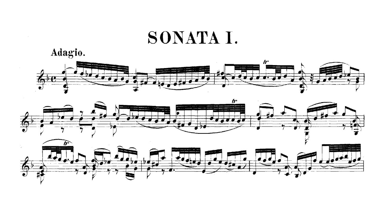 Bach: Violin Sonata No. 1 in G minor, BWV 1001 [Hadelich]