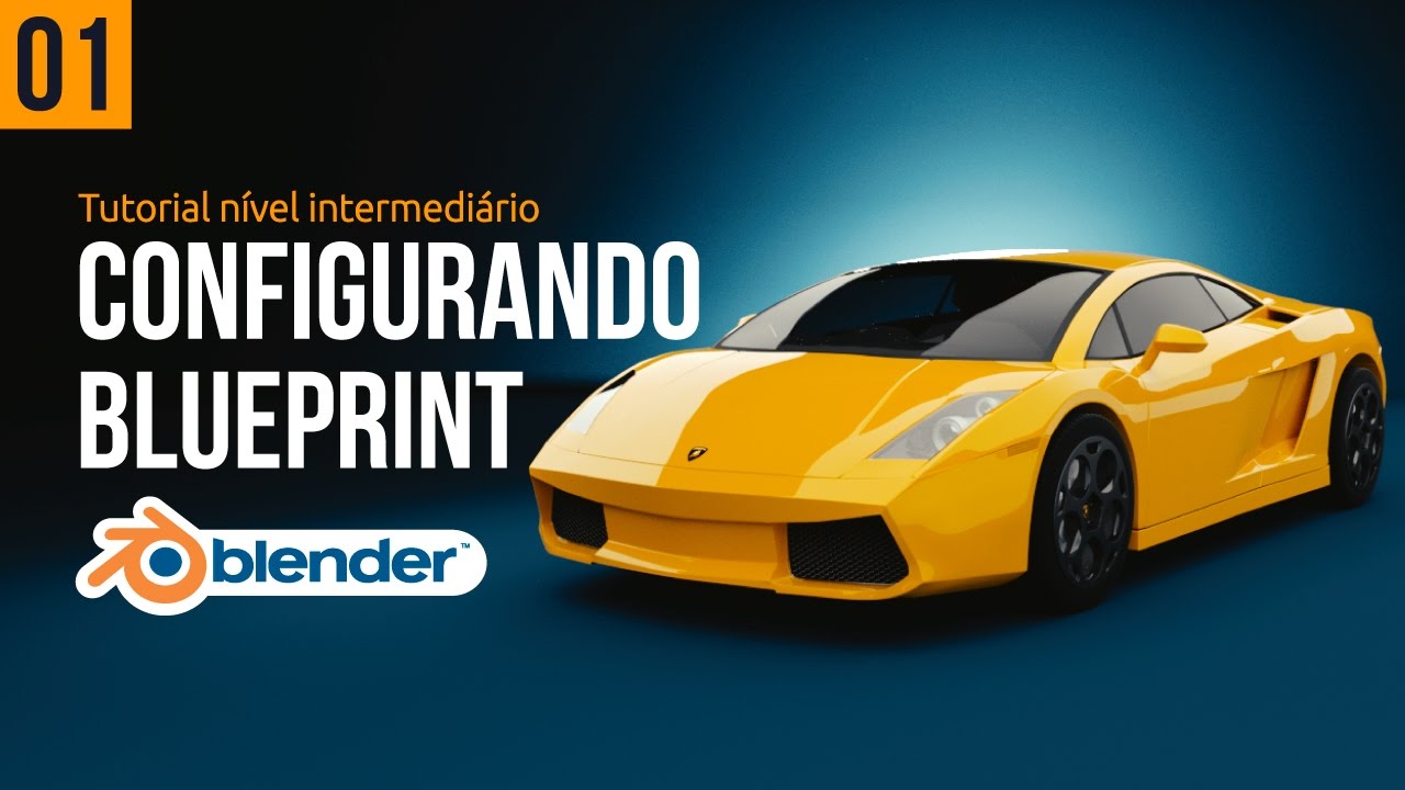 01 - Modelando carro com Blender(Português) - Configurando Blueprint