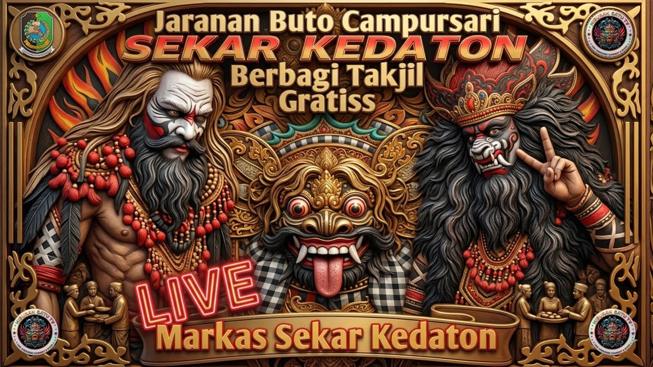 HIBURAN SATU TV 🔴 Live jaranan buto berbagi takjil
