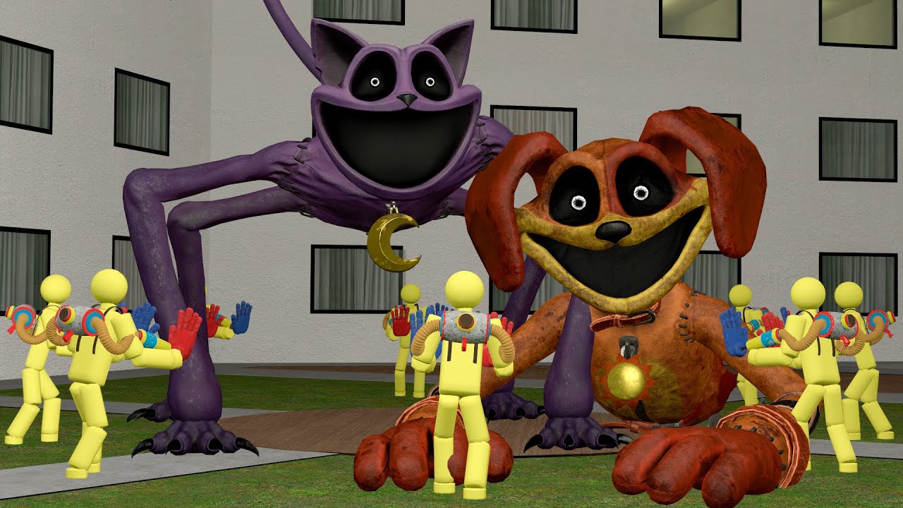 THE DOGDAY CATNAP were surrounded, but something went wrong... (Garry's Mod)