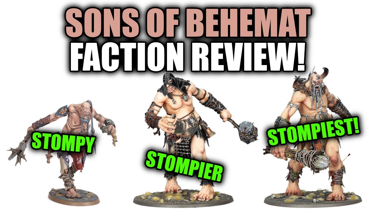 Обзор полного набора фракций Sons Of Behemat! │ Warhammer Age of Sigmar 4th Edition