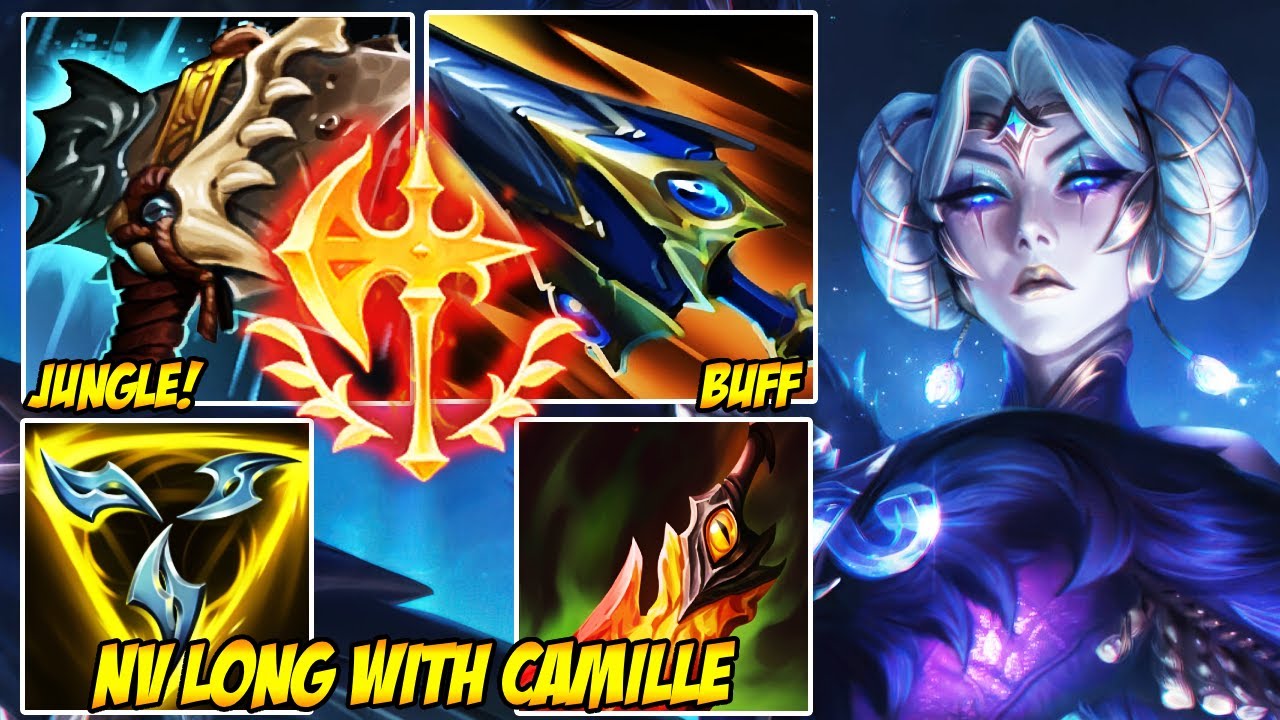 WILD RIFT CHINA NV LONG WITH CAMILLE - CAMILLE JUNGLE WITH HULLBREAKER?! THIS WORKED