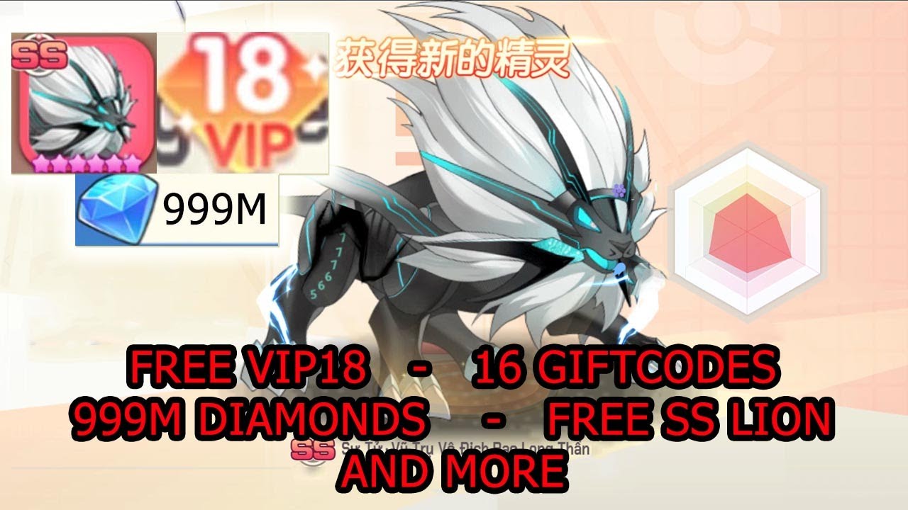 Pocket Incoming Gameplay - 29SS & 16 Giftcodes & Free SS Lion & VIP18 & 999M Diamonds