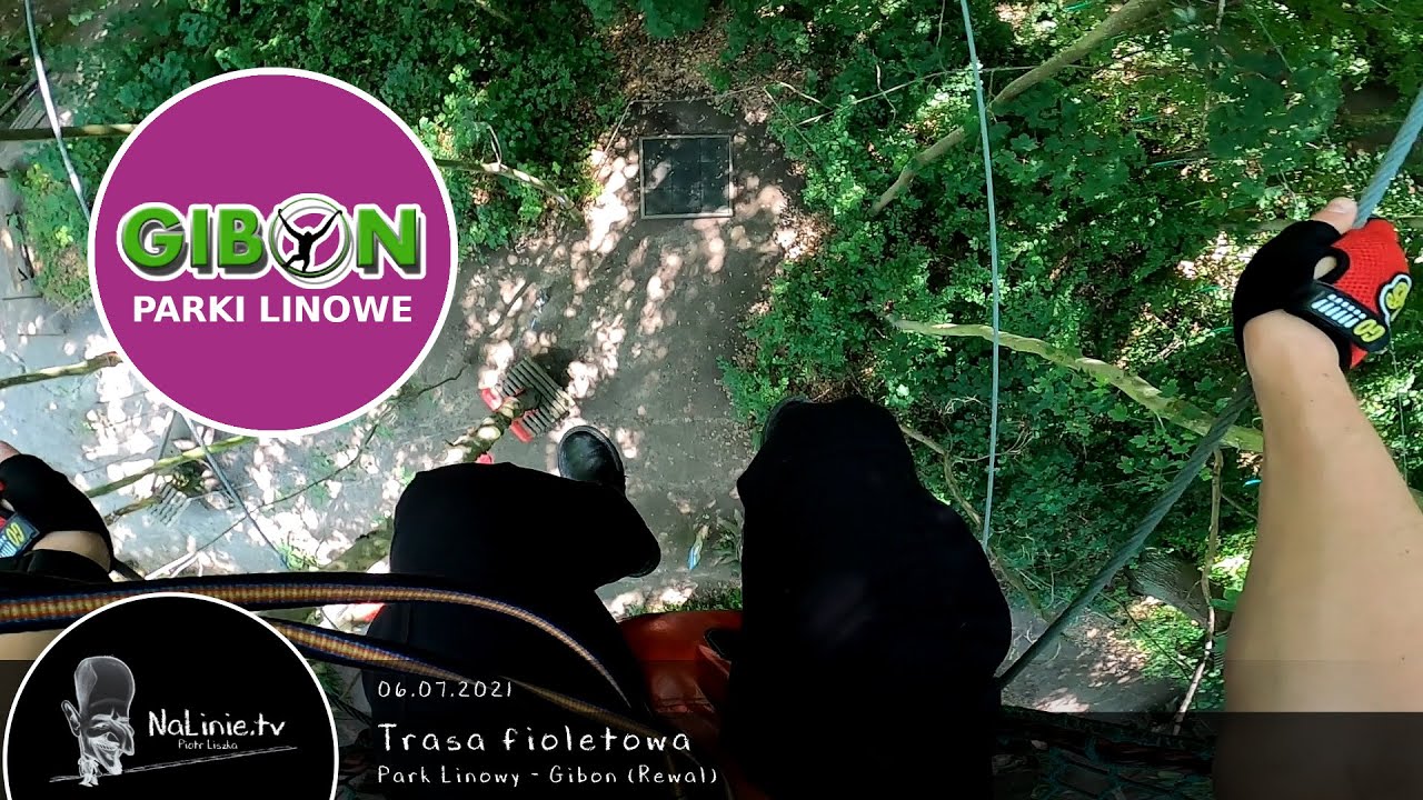 Park Linowy 133.10 - Gibon, Rewal - Trasa fioletowa 06.07.2021